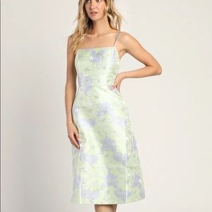 Lulus Jacquard Dress